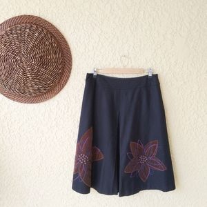 Boden swing  wool blend swing skirt